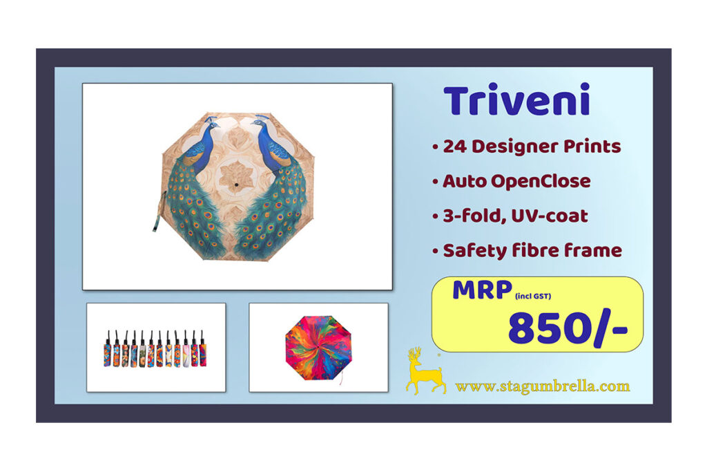 designer printed umbrella cost rupees 850 stag brand umbrella