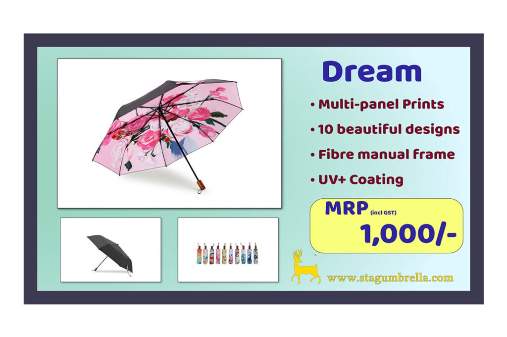 dream umbrella cost rupees 1000 stag brand umbrella